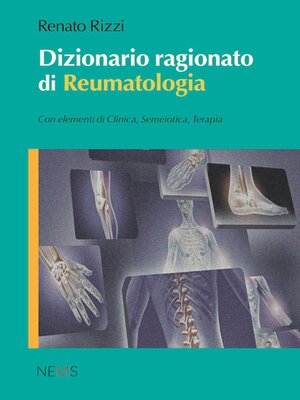 cover image of Dizionario ragionato di Reumatologia